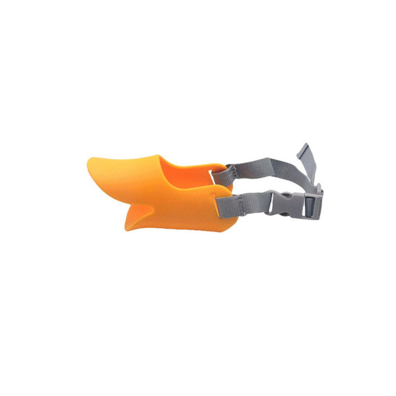 Thumbnail: 1pc Dog Muzzle Silicone Duck Muzzle Mask for Dogs Anti Bite Stop Barking Small