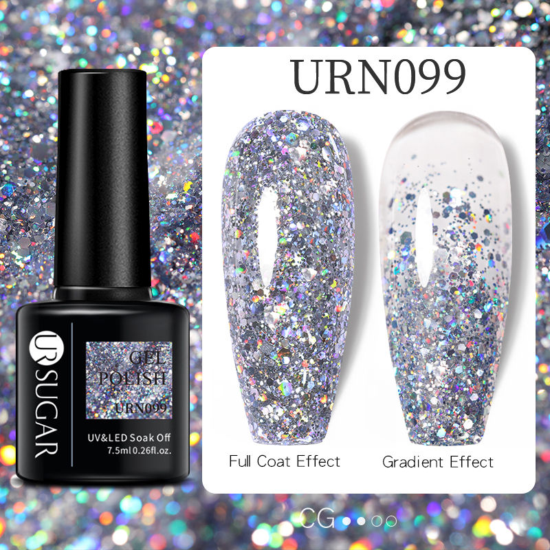 Thumbnail: 7.5ml Gel Nail Polish Semi Permanent UV LED Gel Varnish Soak Off Art