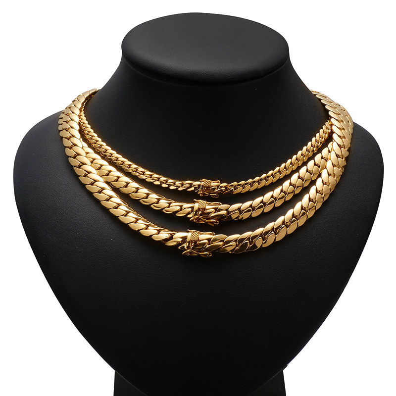 Thumbnail: Small Copper Link Chain Choker Necklaces 