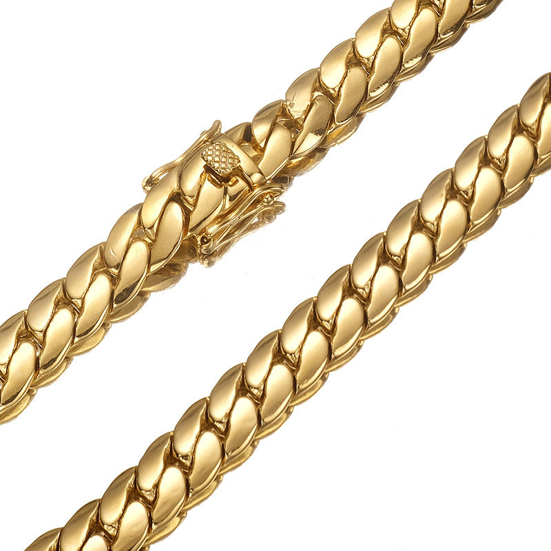 Thumbnail: Small Copper Link Chain Choker Necklaces 