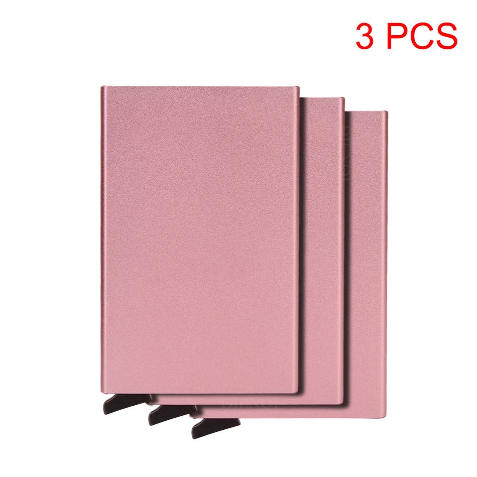 Thumbnail: Non Slip Metal Pop Up Card Holder Wallet Small And Compact