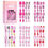 Thumbnail: 120-Piece 5-Set Girls Colorful Festival Full Cover Manicure Kids Nail Press On's