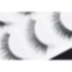 Thumbnail: 5 Pairs Natural Black Long Sparse Cross Eyelash Extensions