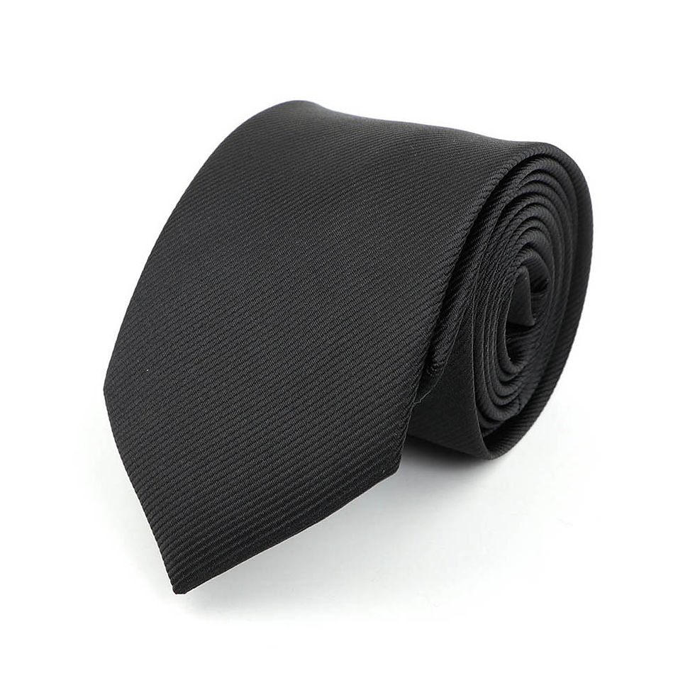 Thumbnail: Men Solid Color Classic Formal Slim Necktie