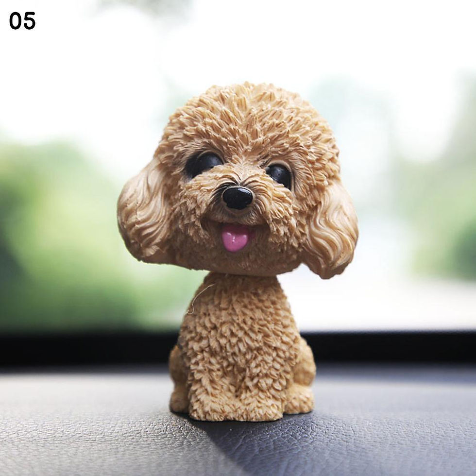 Thumbnail: Adorable Shaking Bobble Head Puppy Display