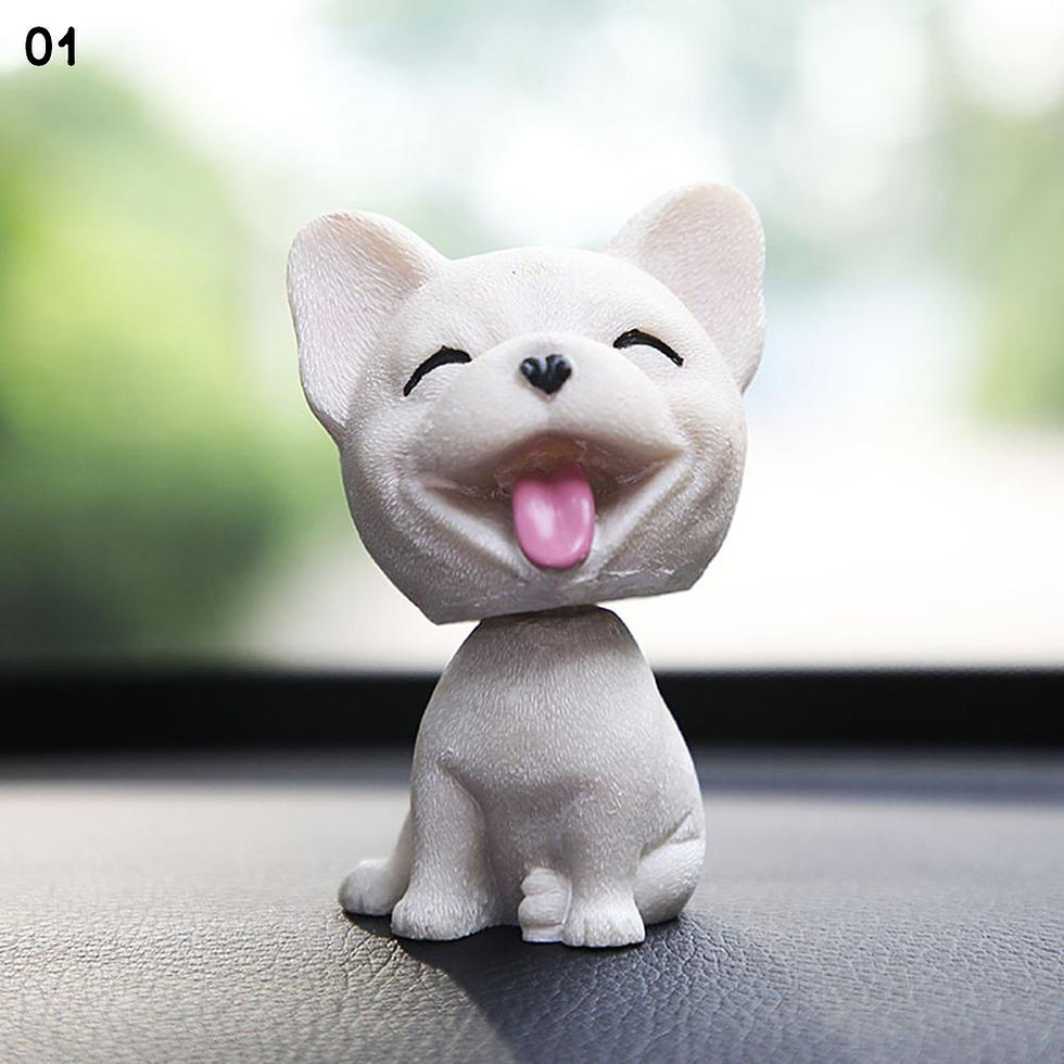 Thumbnail: Adorable Shaking Bobble Head Puppy Display