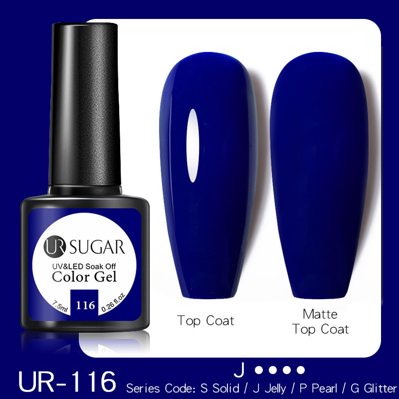 Thumbnail: 7.5ml Gel Nail Polish Semi Permanent UV LED Gel Varnish Soak Off Art