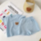 Thumbnail: Clothing Set 9M-3Y Solid Tee And Shorts 2 Pcs Outfit