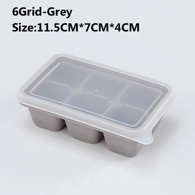 Thumbnail: Big Silicone Ice Tray Mold Giant Jumbo Cubes 4/6/8/15/160 Grid