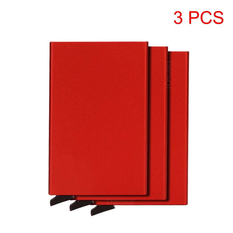 Thumbnail: Non Slip Metal Pop Up Card Holder Wallet Small And Compact