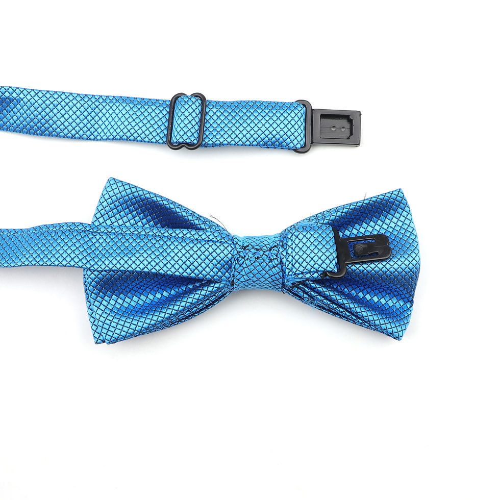 Thumbnail: Solid Colorful Parent-Child Bow tie Set 