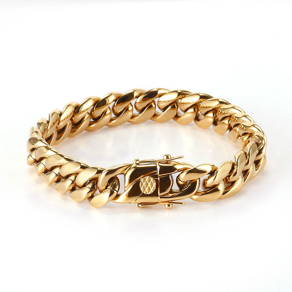 Thumbnail: 8-16mm Width Chain Stainless Steel Bracelets