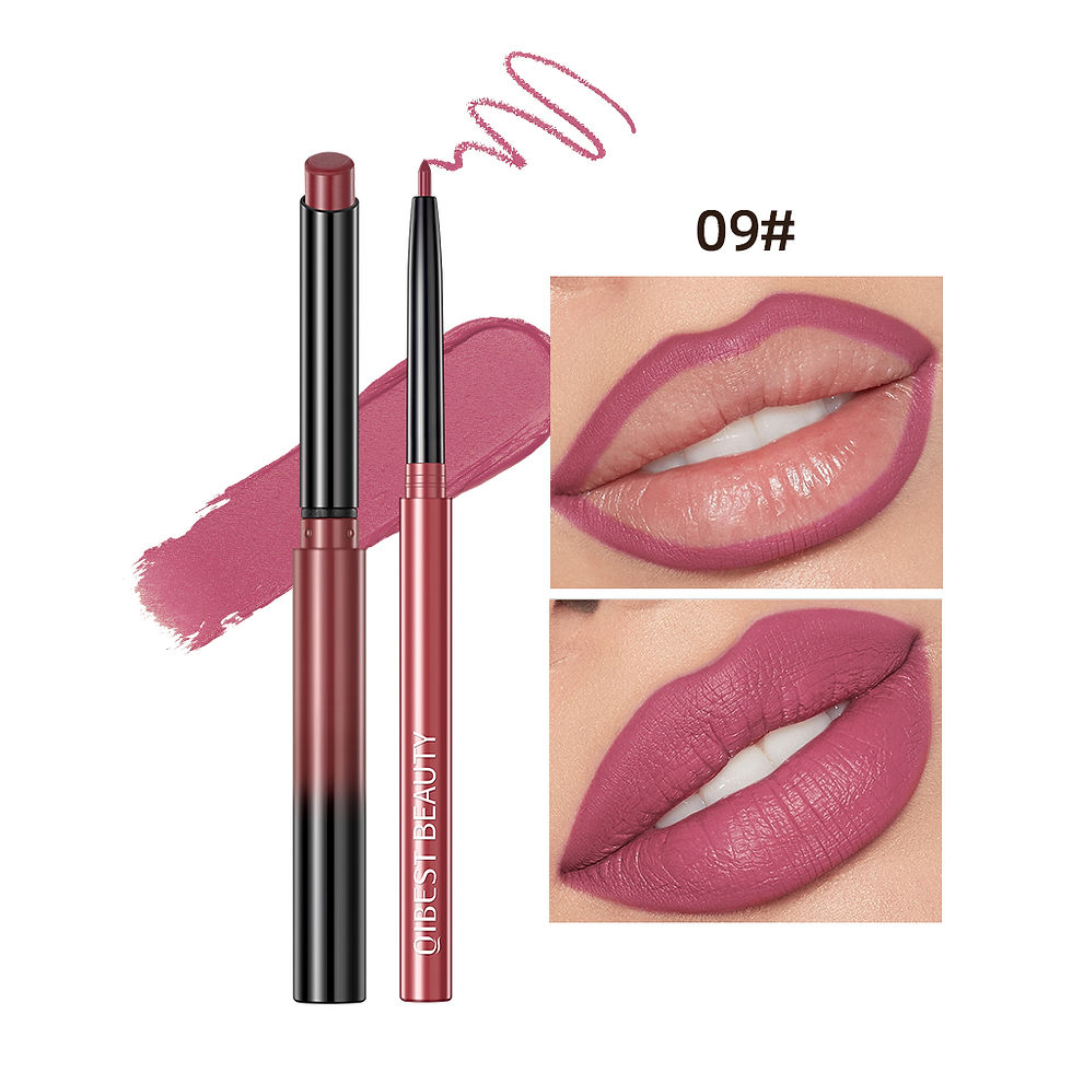 Thumbnail: 2pcs Lipstick Lipliner Pen Set Matte Contour Makeup
