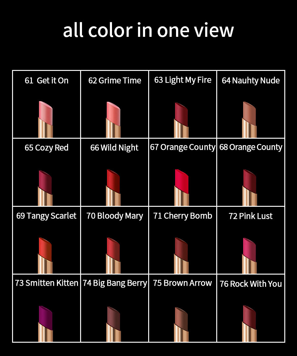 Thumbnail: Long Lasting Waterproof Matte Luxury Easy to Wear Lip Stick