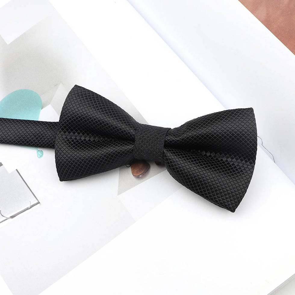 Thumbnail: Solid Colorful Parent-Child Bow tie Set 