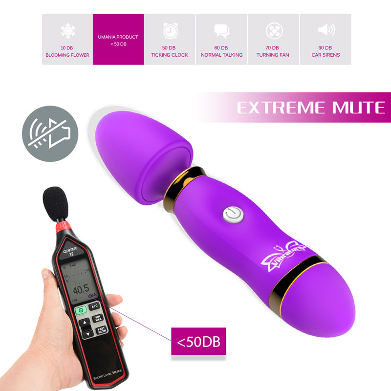 Thumbnail: Erotic G-Spot Vibrator Silicone Massager AV Rod Adult Toy