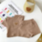 Thumbnail: Clothing Set 9M-3Y Solid Tee And Shorts 2 Pcs Outfit
