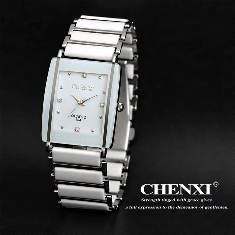 Thumbnail: Elegant Black Narrow Quartz Wristwatch