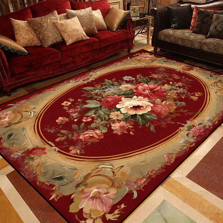Thumbnail: European Floral Carpets Sofas Big Size 
