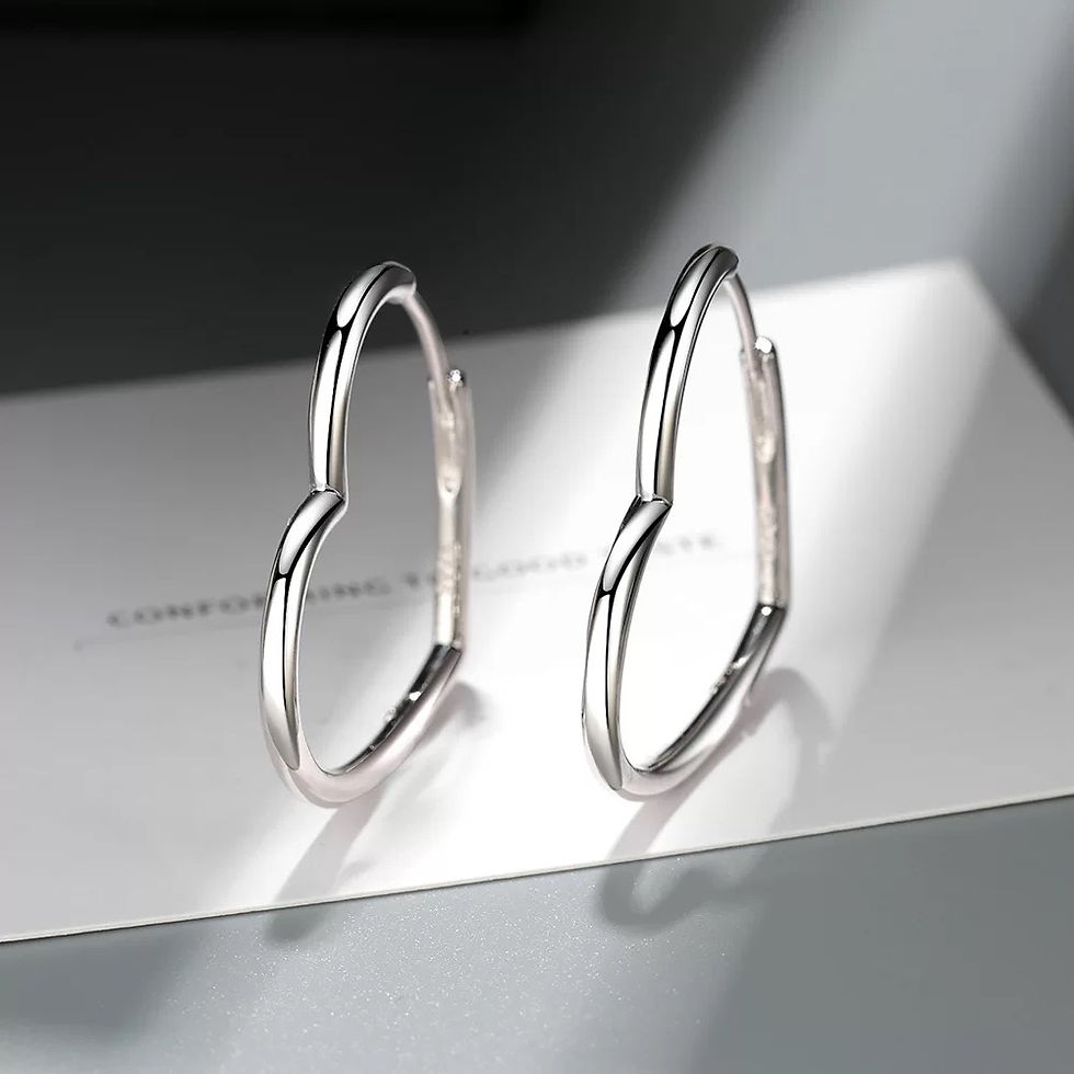 Thumbnail: High Quality Stainless Steel Geometric Small Hoop Earrings