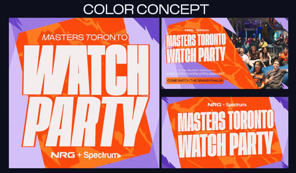 NRG Watch-Party Partiful Graphic Color Concept