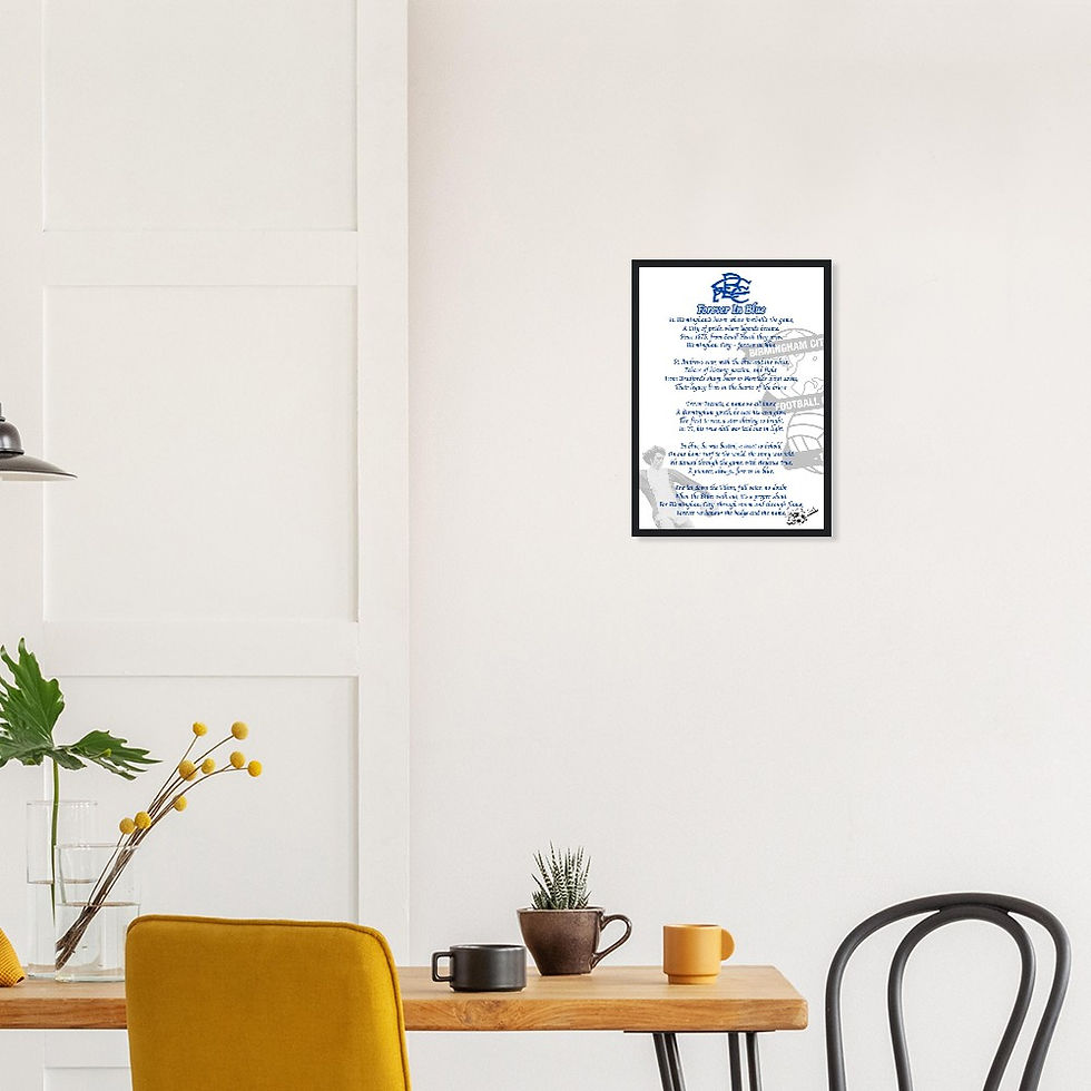 Thumbnail: Birmingham - Premium Matte Paper Wooden Framed Poster
