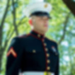 Patriot Elevator owner and USMC veteran in uniform