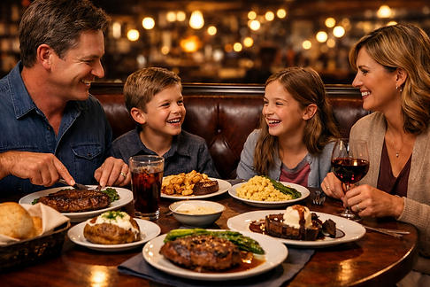 Family enjoying dinner at a steakhouse.png