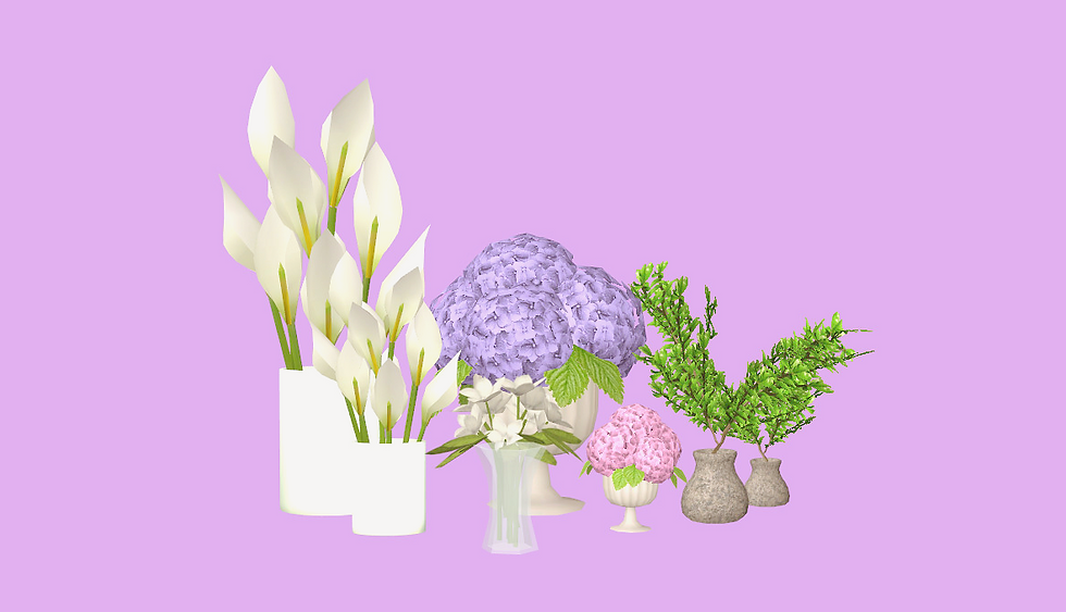 Миниатюра: FlowerSet_TS4toTS2_ts4_mio-sims_7mesh_4type