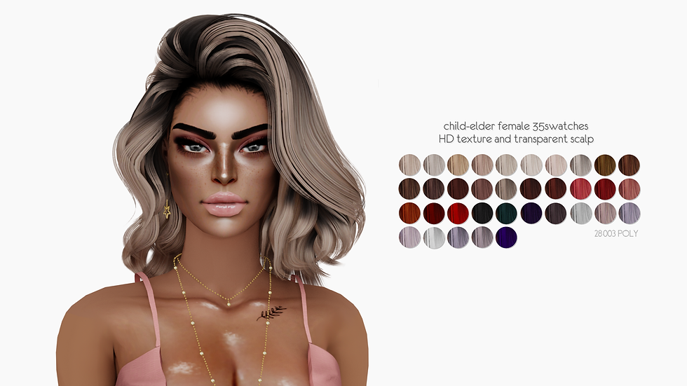 Миниатюра: Hair female 200921 40color