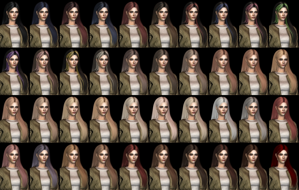 Миниатюра: Hair female 120223