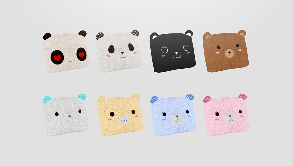 Миниатюра: decor_Viviansims_Cute Pillow_8swatches