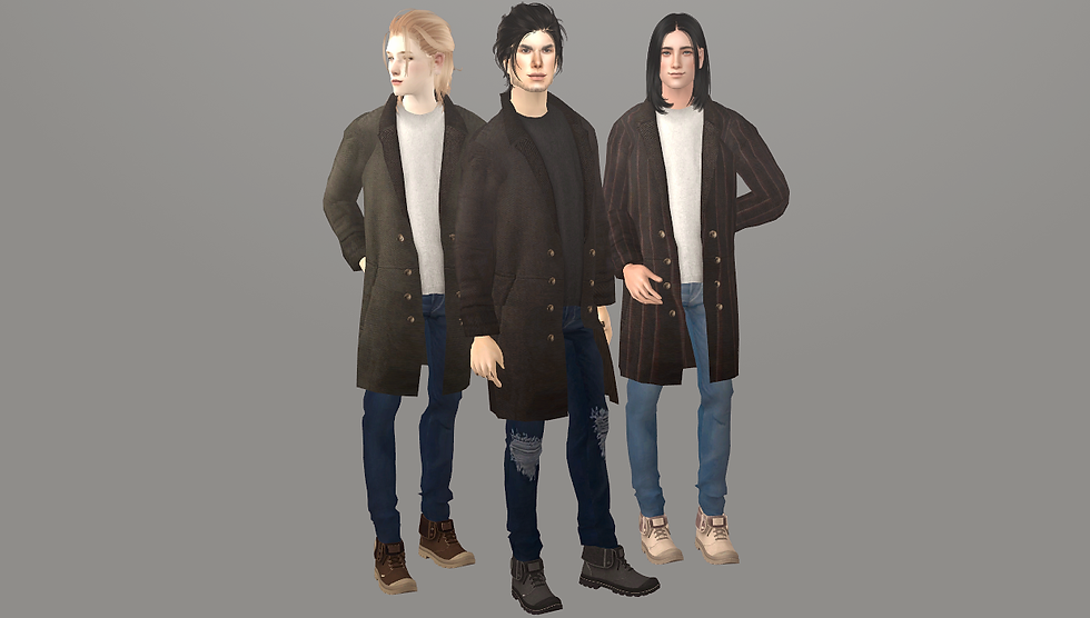 Миниатюра: AM_set_urban winter coat and SlimFitJeans_6swatches