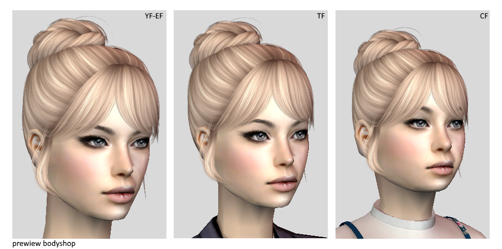 Миниатюра: Hair female 141021 20color