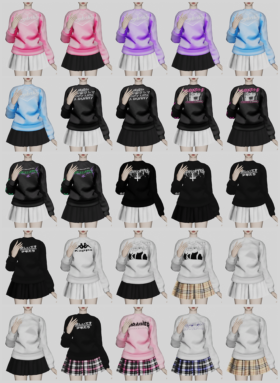 Миниатюра: Base clothes collection 17.07.21