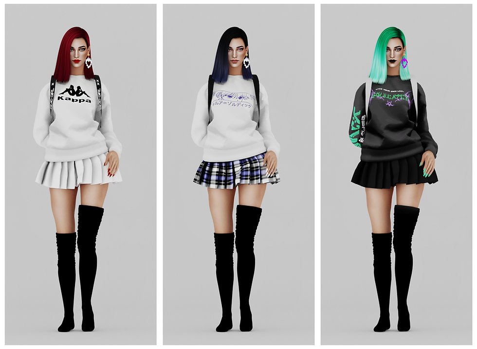 Миниатюра: CHANELLA clothes pack#60
