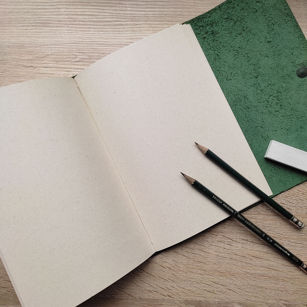 Miniatura: Libreta Flexible en Cuero Color Verde