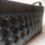 Miniatura: Bolso Negro Trama Azul