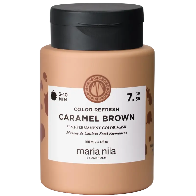 Maria Nila Colour Refresh 100 ml - 7.35 Caramel Brown