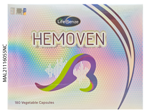 Lifesenze Hemoven Capsule improves circulation, reduces hemorrhoids, and supports vascular health.