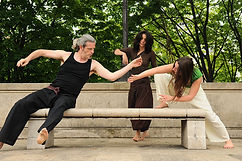 Christiane, Isabelle et Peter