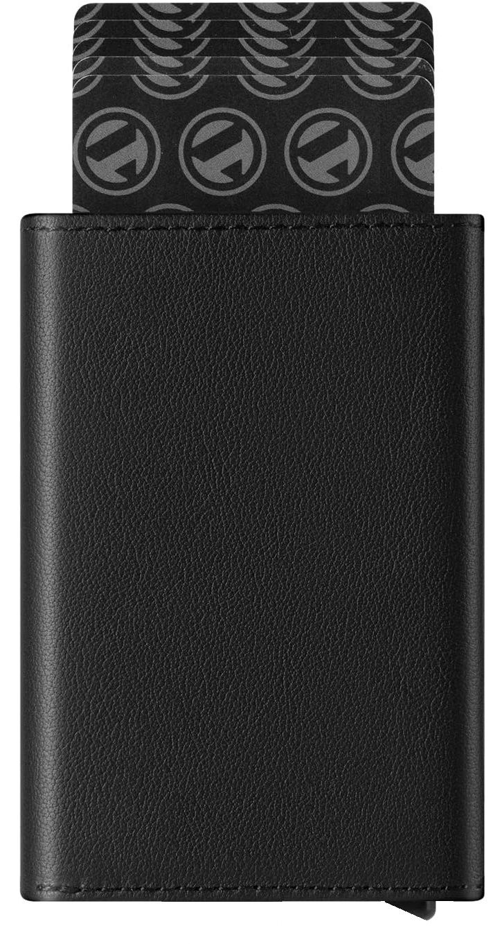 Thumbnail: Spiffy Pop Up Card Holder Genuine Leather Wallet | Wallet For Men -Black