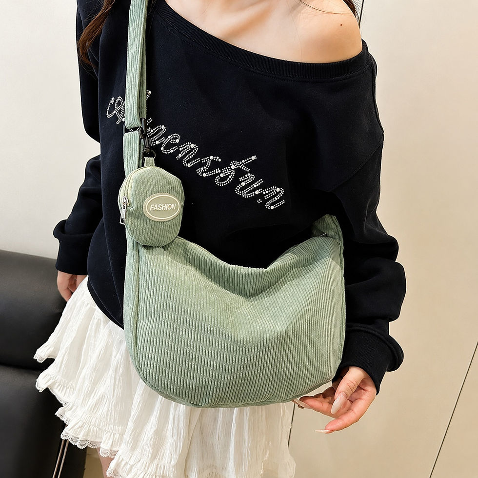 Thumbnail: Spiffy 2 in 1 Pista Green Bag For Woman, Stylish Shoulder Sling Bag With Wallet