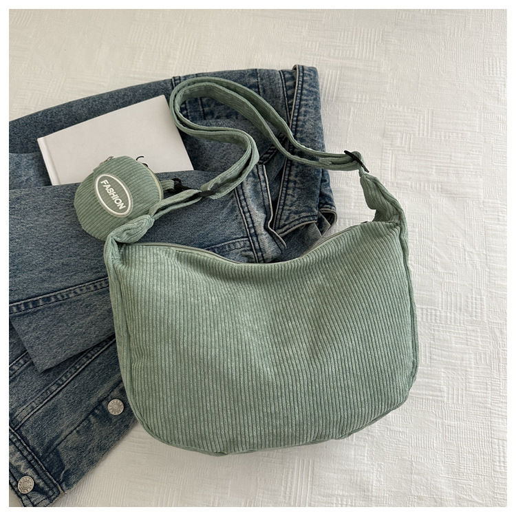 Thumbnail: Spiffy 2 in 1 Pista Green Bag For Woman, Stylish Shoulder Sling Bag With Wallet