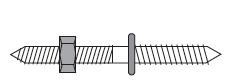 3 1/2" Rail Bolt