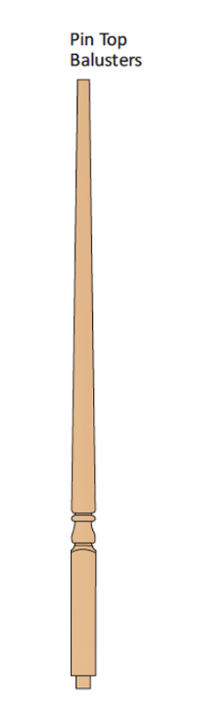 Traditional Pin Top Baluster