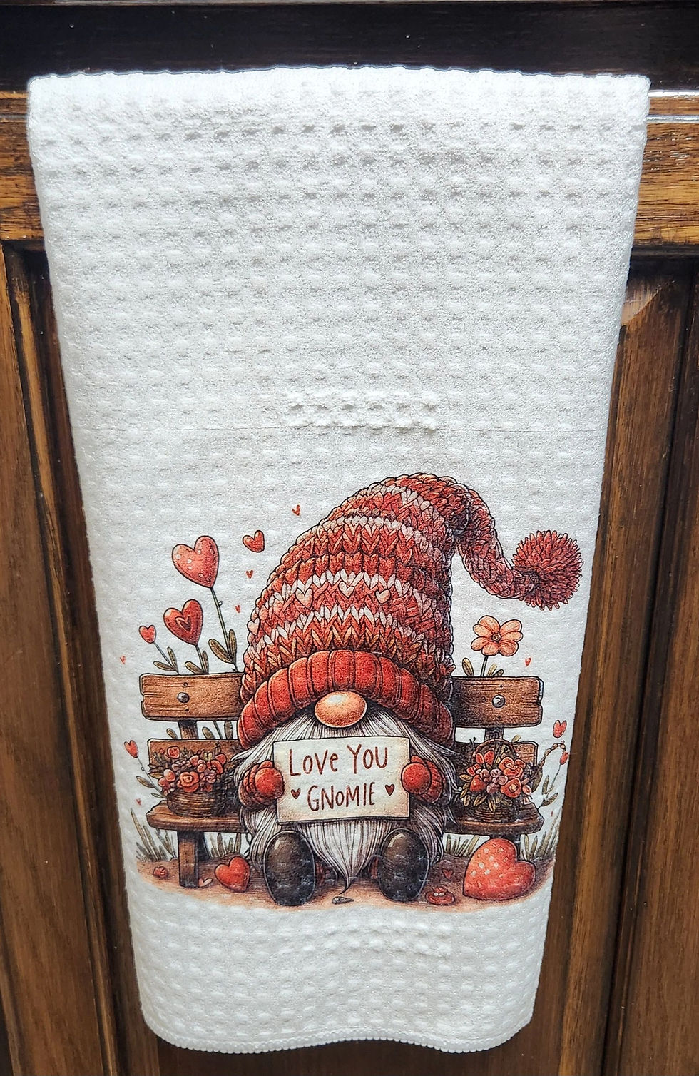 Love You Gnomie Towel