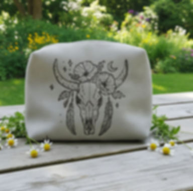 Longhorn Hand-burned Handbag