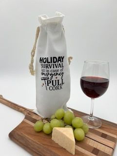 Holiday Survival - Wine Bag