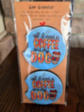 Coffee and my Dog Coasters